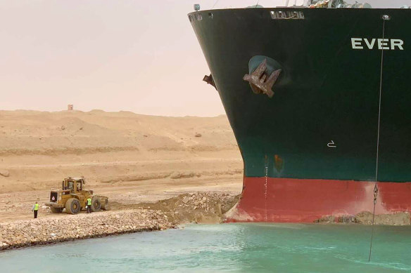 The Ever Given vessel is yet to be unstuck from the Suez Canal. 