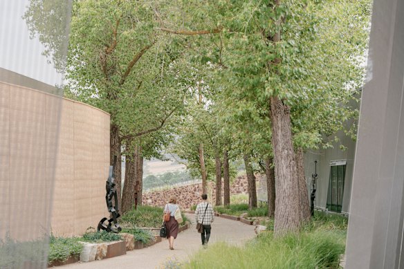 A new sculpture walk between the existing museum and the new centre allows people to engage with the art before they even step foot in the new building.