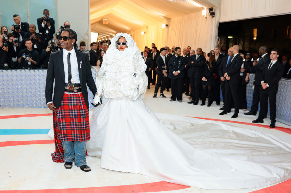A$AP Rocky and Rihanna have made it.