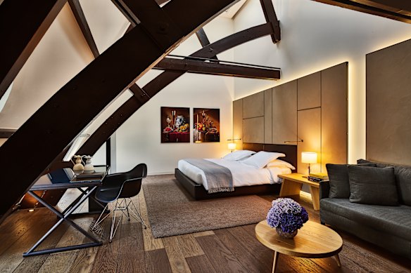 Rooftop suite.