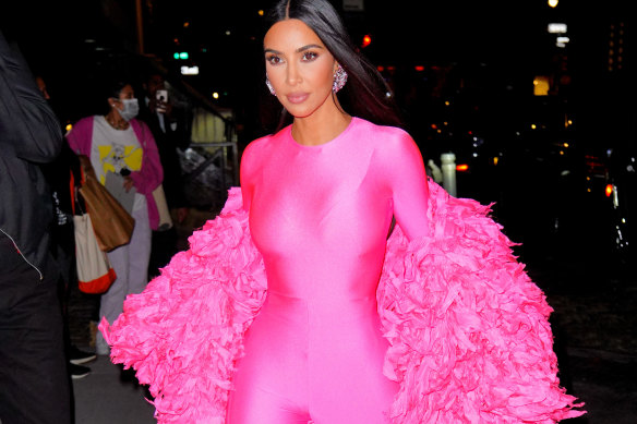 Kim Kardashian West at the Saturday Night Live after party this week.