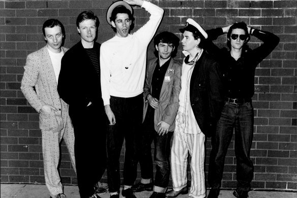 The Boomtown Rats arrive in Sydney in 1980.