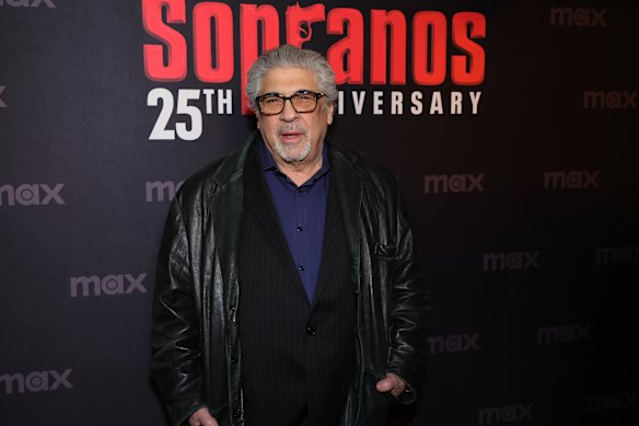 Vincent Pastore, the veteran actor known for his role in The Sopranos, has died. Pictured in 2024.