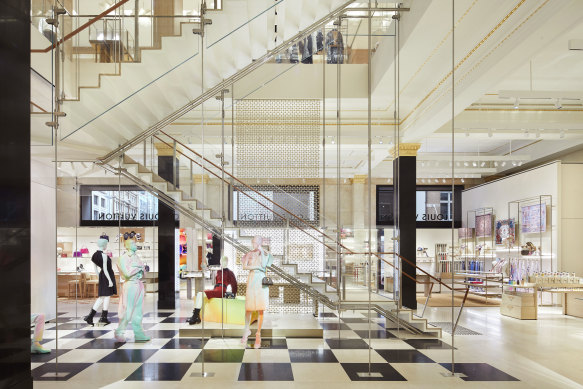 By appointment only: The Louis Vuitton boutique in Sydney.
