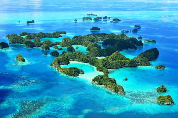 The Seventy Islands are part of Palau’s Southern Lagoon.