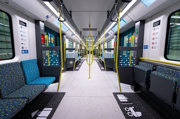 Os trens que serão utilizados na nova linha do metrô do aeroporto serão cerca de 30 centímetros mais largos que os demais trens do metrô da cidade.