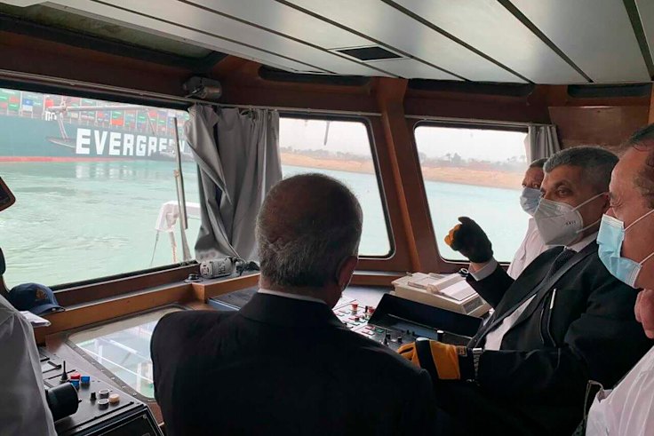 Suez Canal Blocked Ever Given Ship Imperils Some 150 Vessels