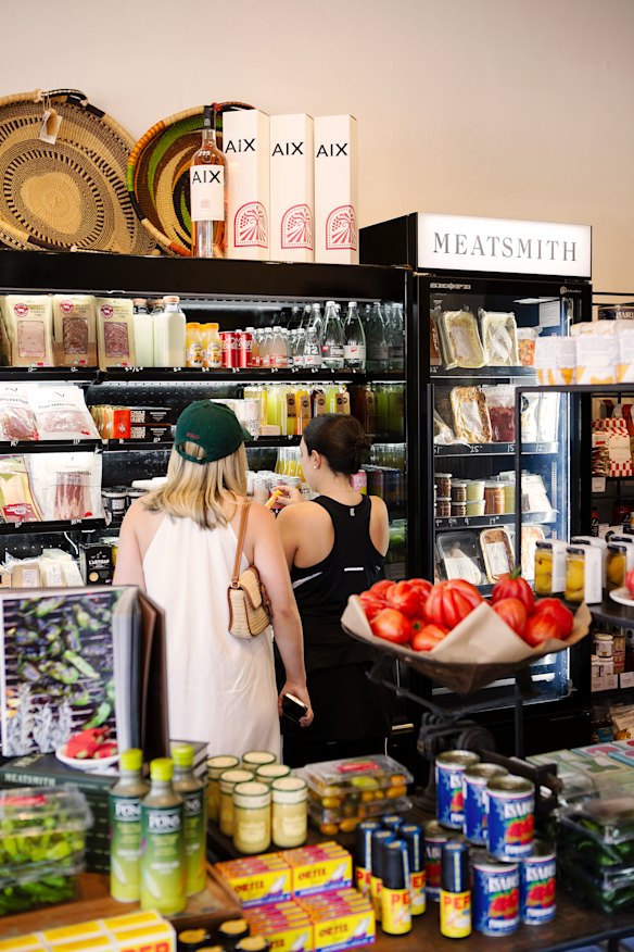 Inside the Prahran cafe and grocer.