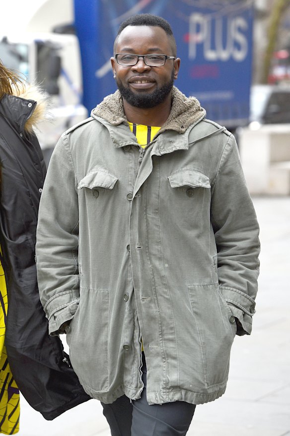 Felix Ngole arrives at court in London, where he challenged a ruling that he was lawfully removed from a Sheffield University course after being accused of posting comments about homosexuals and bisexuals on a Facebook page. 