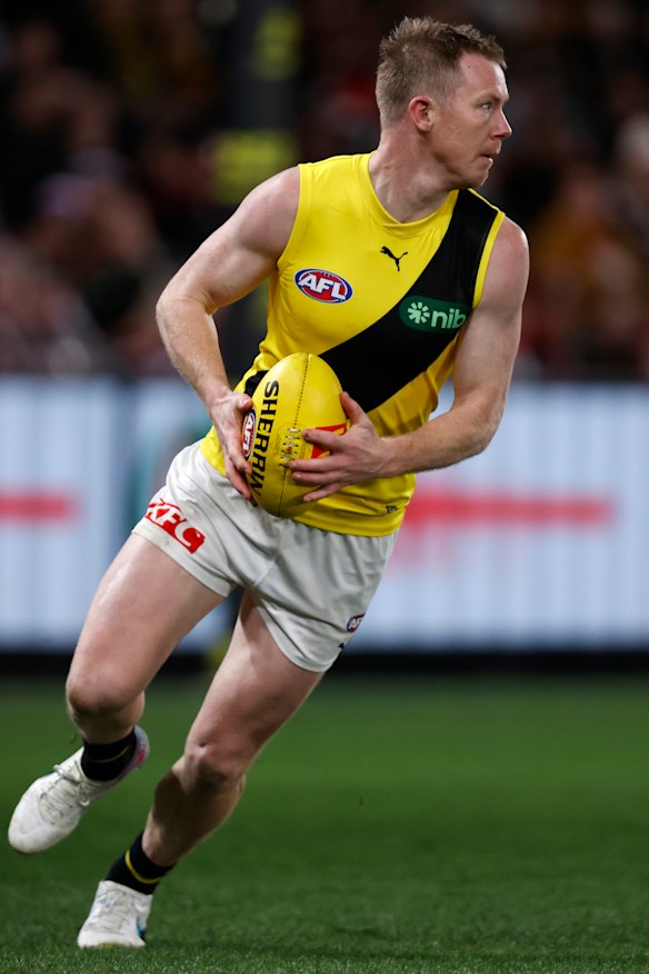 Jack Riewoldt on Sunday.