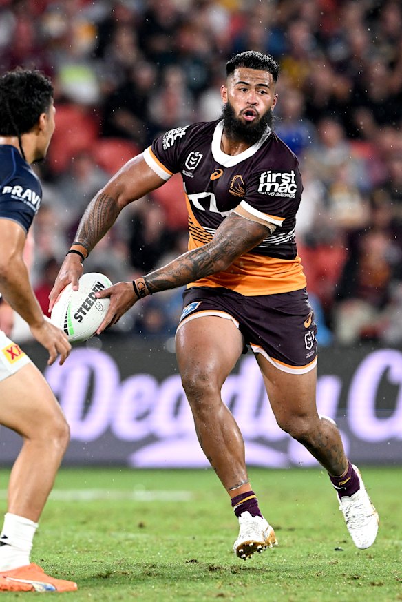 Payne Haas has been in superb form for the Broncos.