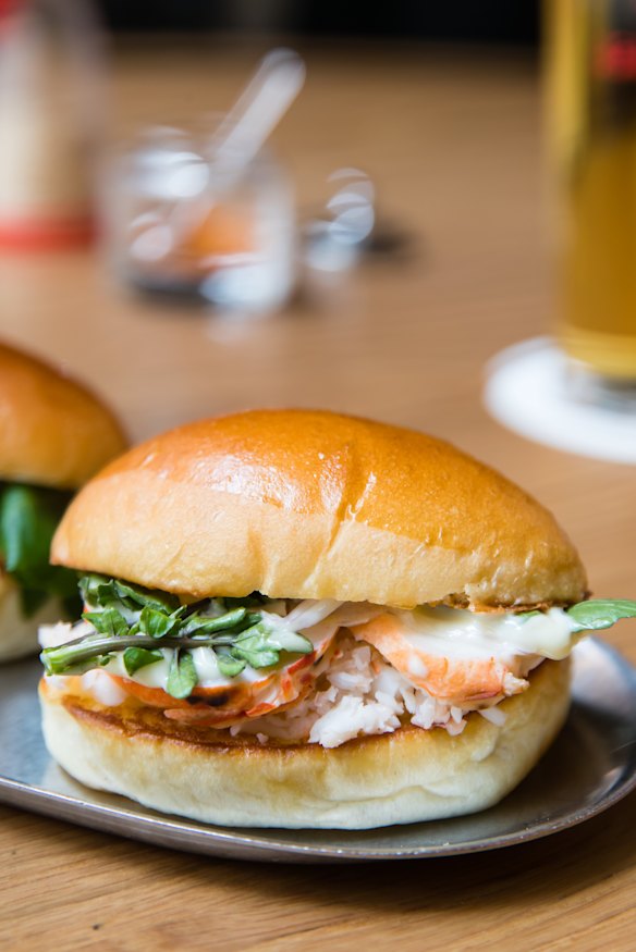 The “must order” lobster roll at Supernormal. 