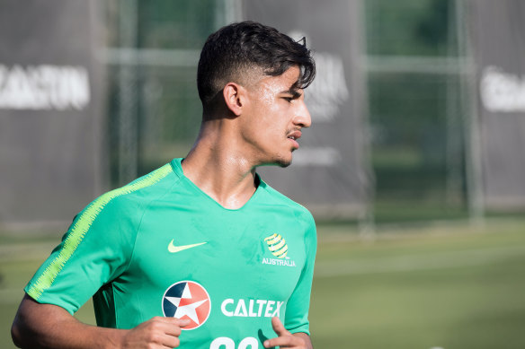 Russia bound: Daniel Arzani is set to become the youngest ever Australian to play in a World Cup.