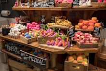 With their products stacked like fruit and vegetables and soaps showcased like cheese wheels, Lush now has 886 stores in 53 countries.