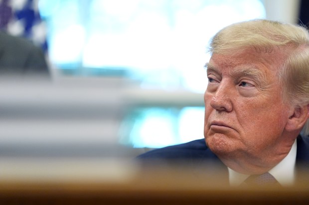 Donald Trump is airing ads promoting himself using taxpayer money.