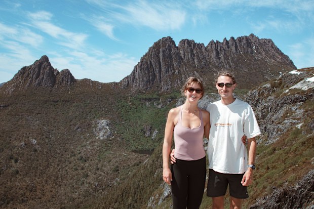 Shayla Mancell, 27, who works in marketing and electrician, Oscar Bird, 30, who are both from the NSW Mid north travelled in a GXL 76 Series Land Cruiser and towed a tinny.