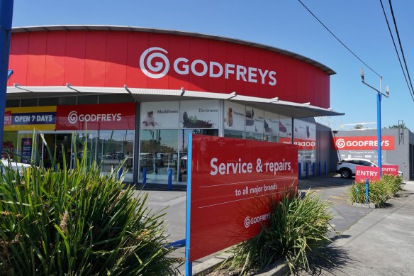 Godfreys has 169 stores around the country, but that figure is about to shrink dramatically.