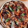 Pizza at Bonnie at All Saints Estate.