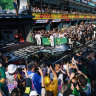 Crowds at the 2019 grand prix, the last time the race was held.
