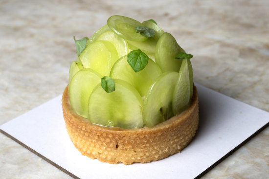 Grape tart.
