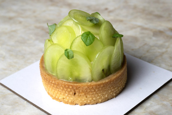 Grape tart.