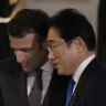 Closer: Macron and Kishida vow co-operation in Indo-Pacific