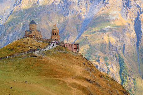 The Transcaucasian is a network of trails covering 3000 kilometres  that cross the Caucasus Mountains of  Armenia, Georgia and Azerbaijan.