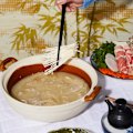Bone broth hotpot has endless possibilities, depending on what you dunk in.