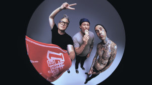 Mark, Tom and Travis: Blink-182’s peak trio.