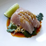 Trevalla sashimi ($34).