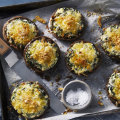 Ricotta-stuffed mushrooms.