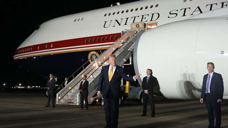 Iranian threat forced Trump to switch planes after NATO summit