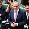 Albanese during question time. 