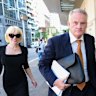 Mark Latham and his lawyer Zali Burrows in October.