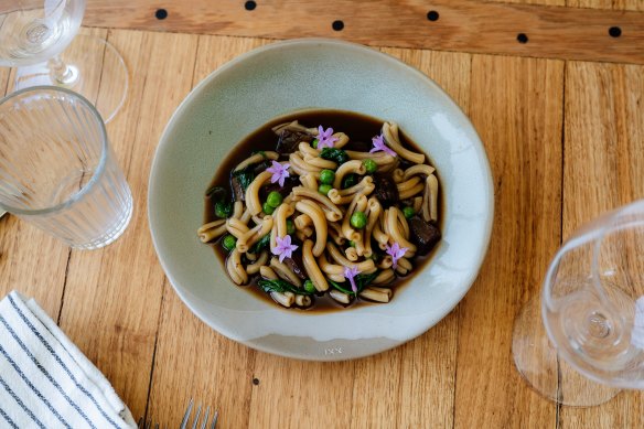 The menu showcases the best of Gippsland produce.