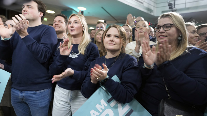 Conservatives claim victory in German election as far-right AfD finishes second