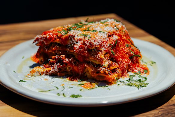 Bolognese lasagne.