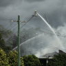 Fire at derelict bowling club in Sydney's inner west