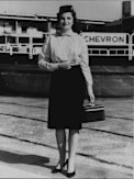 Killed in the crash: air hostess Mila Lourie.