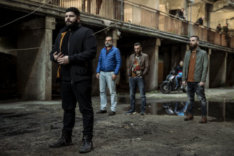 A scene from the gripping Italian crime series, Gomorrah; a fifth season has just arrived.