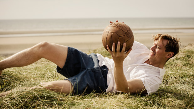 David Kross plays Bert Trautmann with almost heroic self-abnegation in The Keeper.