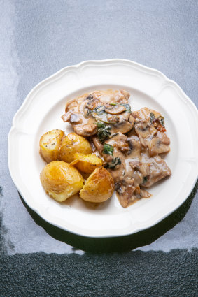 The veal scallopini from Wood's favourie local eatery.