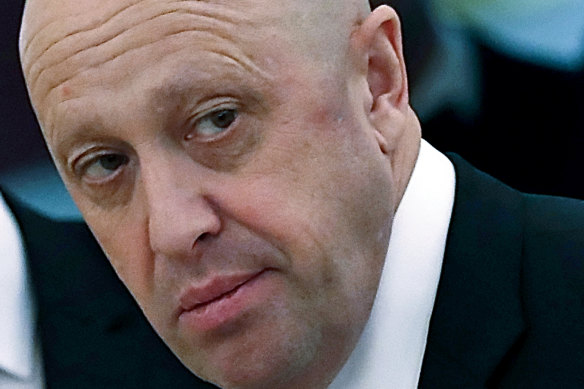 Russian businessman Yevgeny Prigozhin, the head of the Wagner mercenary group.