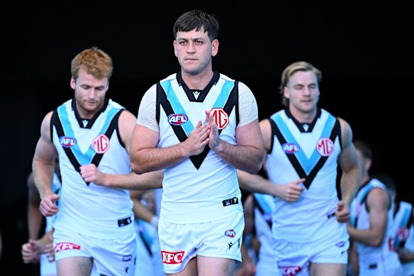 Zak Butters has led the way but also received great support at Port Adelaide. 