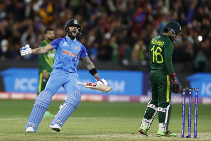 Virat Kohli played an unforgettable innings when India beat Pakistan at the MCG in the T20 world cup.