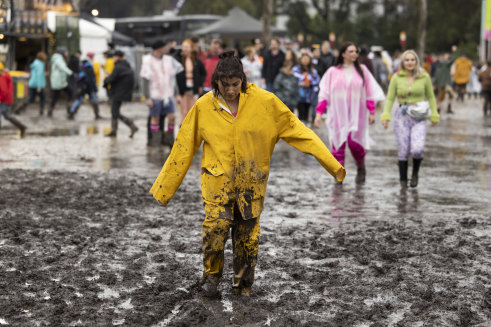 The splendour of attending a music festival.