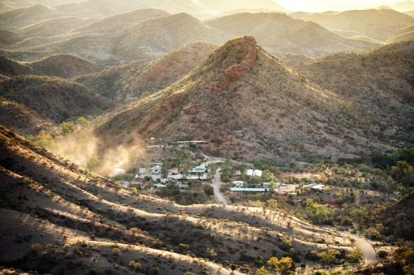 Arkaroola Village seen from Acacia Ridge.