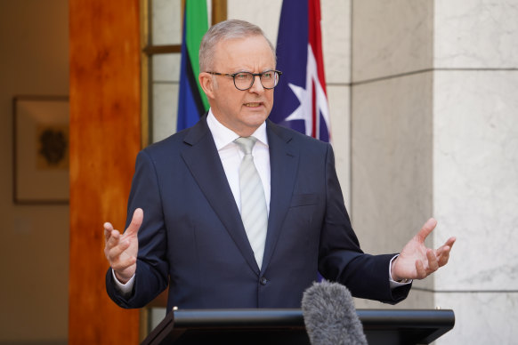 Prime Minister Anthony Albanese castigated Peter Dutton in personal terms on Monday.