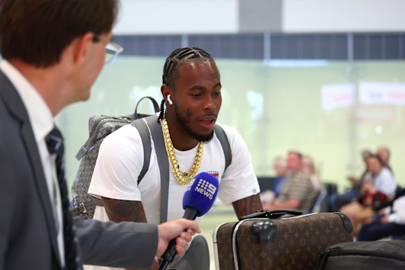 Jofra Archer and the England team are eight days out from the first Tet.