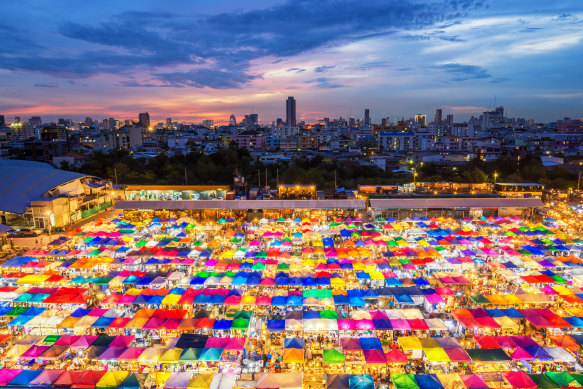 The Chatuchak market last year.